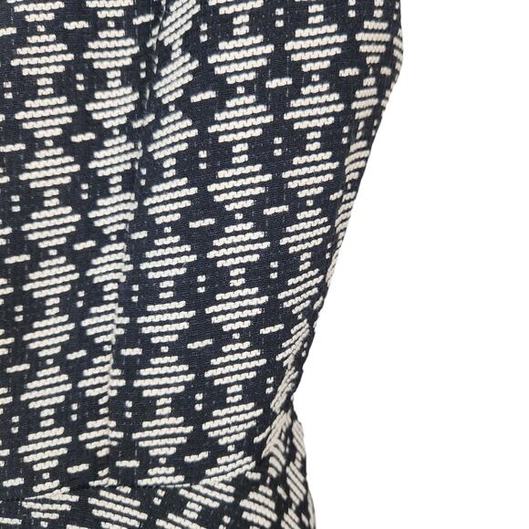 Anthropologie Maeve Dress Womens Size 0 Black & White Fit And Flare - Picture 12 of 14
